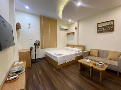 ガーデンビュー・クイーンルーム — An Thuong House - Hoan Kiem, Hanoi Center